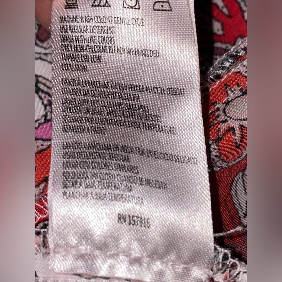 Gigi Parker Floral Midi‎ Wrap Dress Prairie Cottagecore Feminine Women L Boho - Picture 7 of 10